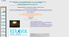 Desktop Screenshot of keramik-maier.de