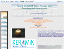Tablet Screenshot of keramik-maier.de